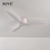 ventilateur de plafond moderne sans lumière avec télécommande
