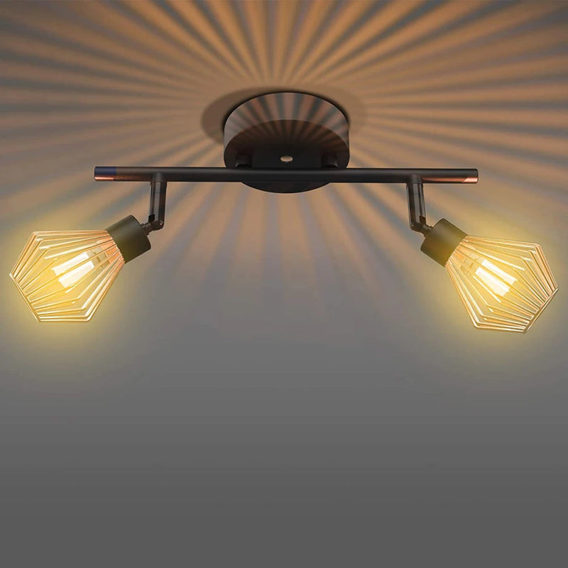 Nordique Led G9 rotatif plafond projecteurs lampe pour salon chambre moderne Vintage lustre lumières luminaire décor