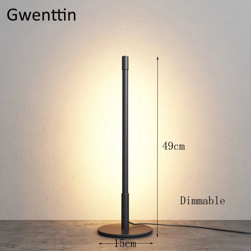lampadaire led style nordique minimaliste pour intérieur élégant