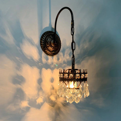 applique murale cristal luxe pour décoration intérieure et extérieure - vue 3 sur 8
