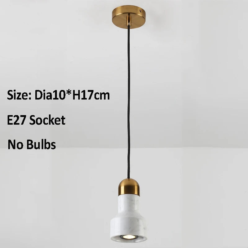 suspension en marbre design pour intérieur moderne et élégant - vue 8 sur 8