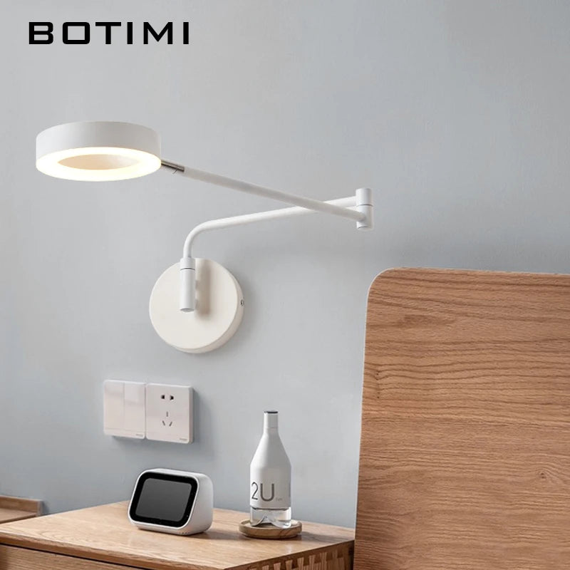 lampe applique réglable salle étude hôtel - vue 3 sur 8