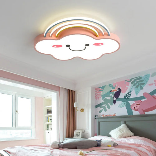 lustre nordique pour chambre d'enfants avec lumières led - vue 2 sur 12