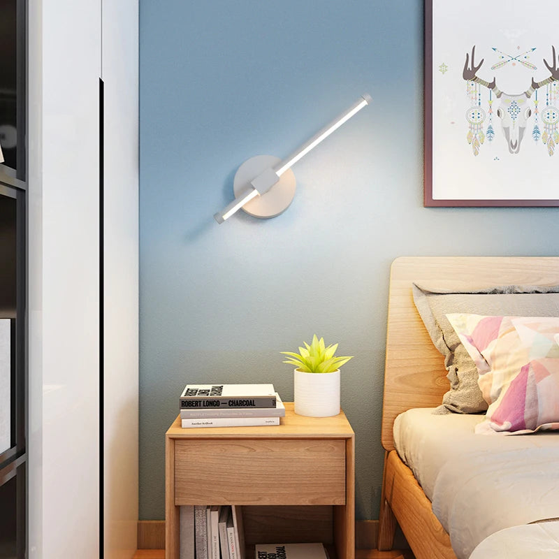 lampe de chevet moderne simple pour éclairage d'hôtel et télévision - vue 4 sur 10