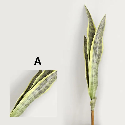 plantes artificielles feuilles de tigre pour décoration intérieure et jardin - vue 11 sur 12