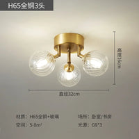 Lampe plafonnier verre boule magique