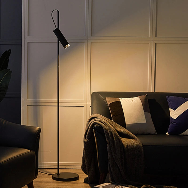 lampadaire led minimaliste pour éclairage intérieur moderne