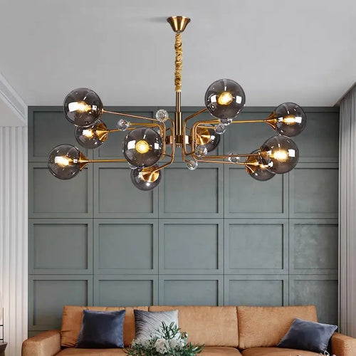 suspension nordique en verre transparent pour intérieur réglable - vue 5 sur 18