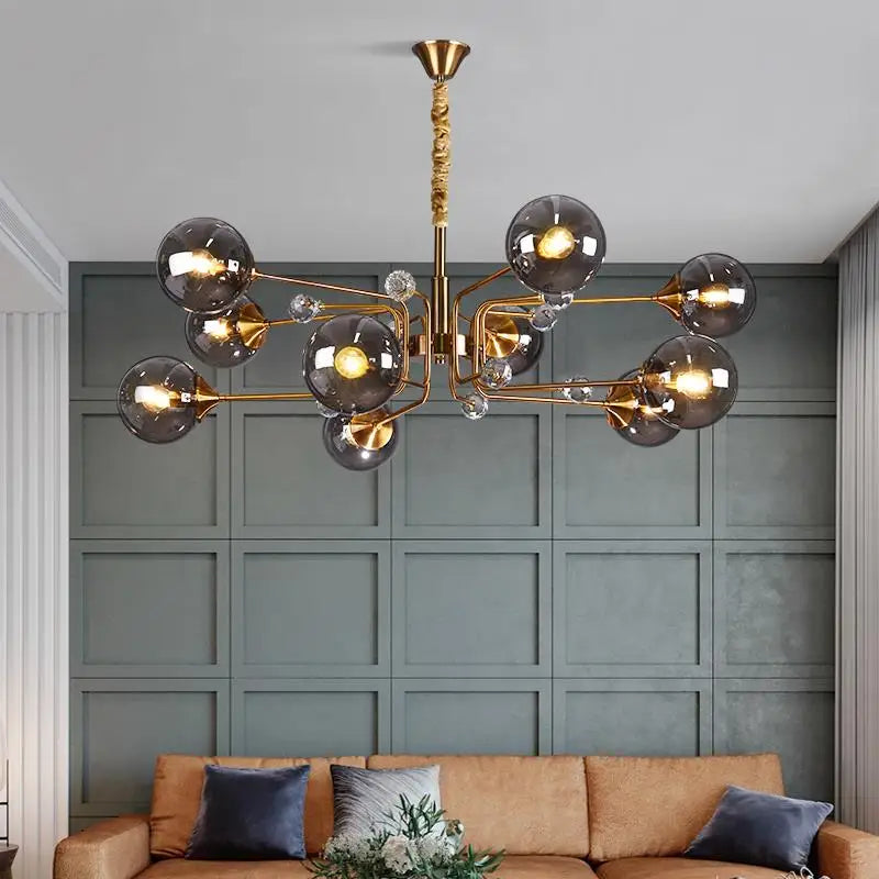 suspension nordique en verre transparent pour intérieur réglable - vue 4 sur 18
