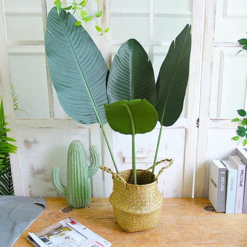 grandes plantes artificielles feuillage tropical pour décoration mariage - vue 8 sur 8