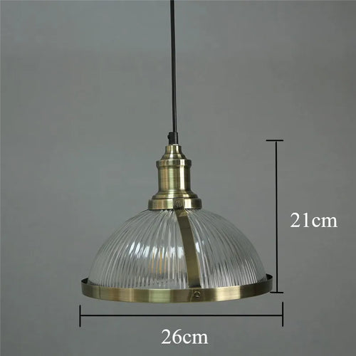 suspension rétro industrielle en verre pour intérieur moderne