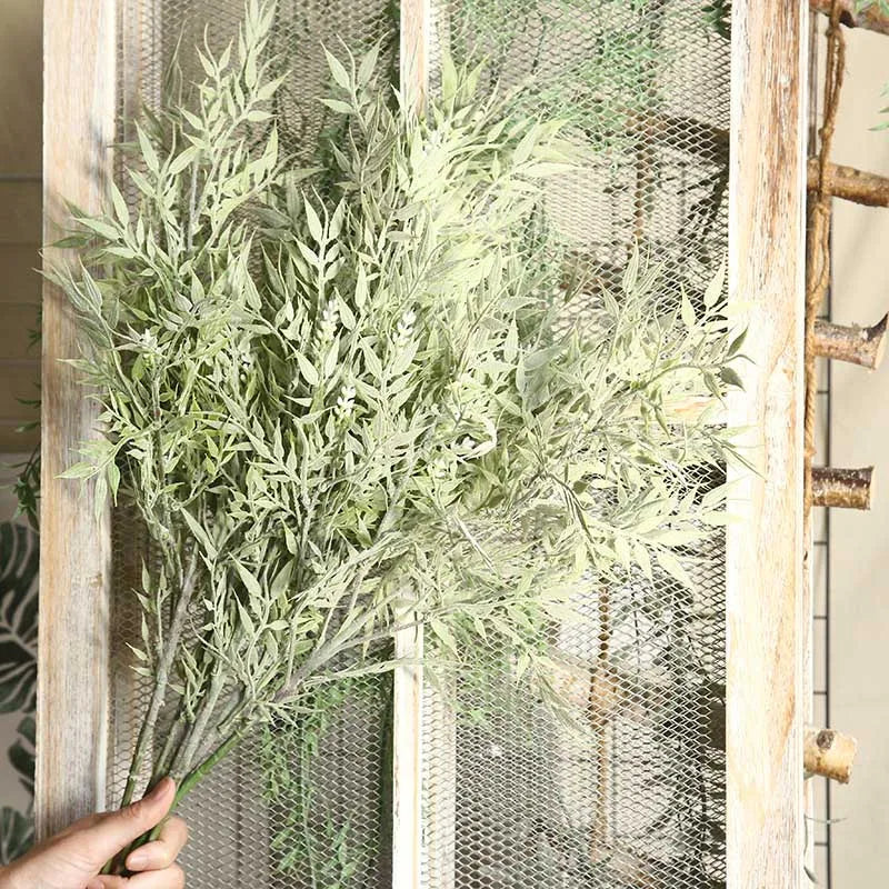 feuilles de fleurs artificielles pour décoration de Noël - vue 3 sur 7