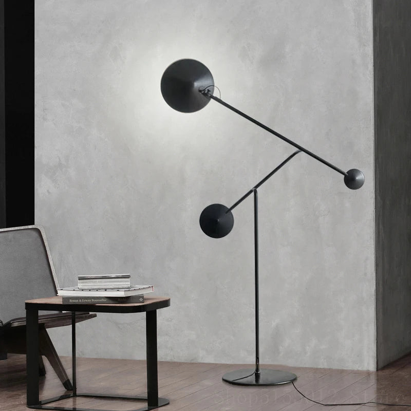 Lampadaire design simple de styliste moderne - vue 5 sur 7