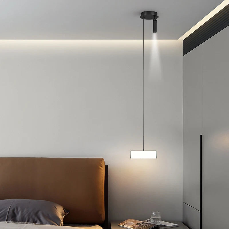 suspension de chevet luxe minimaliste petit lustre moderne - vue 6 sur 22