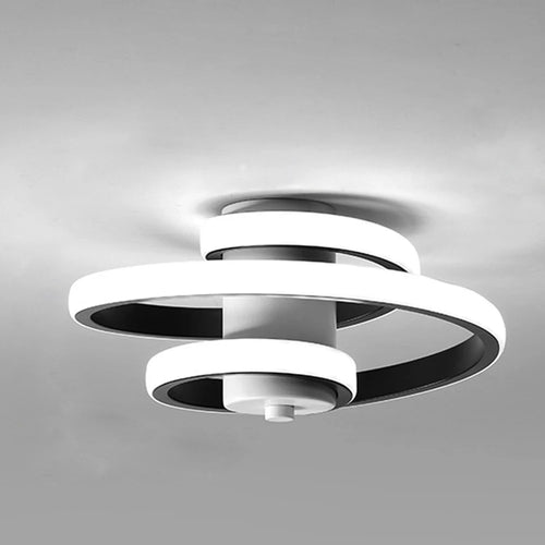 plafonnier led spirale minimaliste pour intérieur moderne - vue 11 sur 10