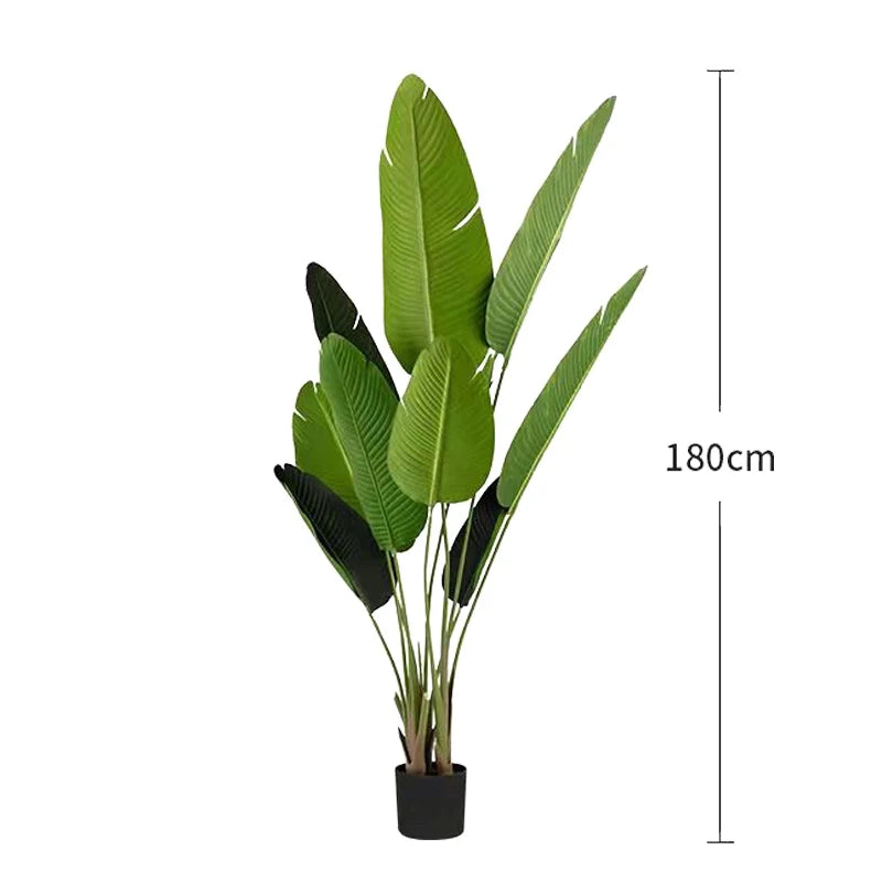 plantes tropicales arbre artificiel en pot décoration intérieure et extérieure - vue 6 sur 8