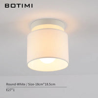plafonnier led en tissu botimi