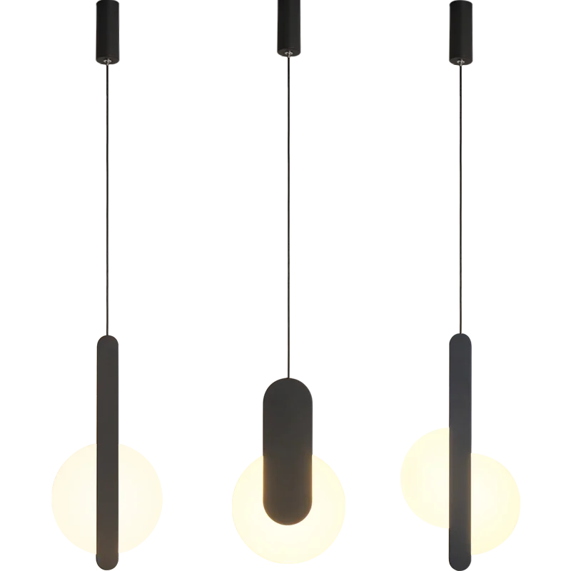 suspension moderne à led pour décoration intérieure élégante