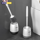 brosse de nettoyage murale à long manche en silicone