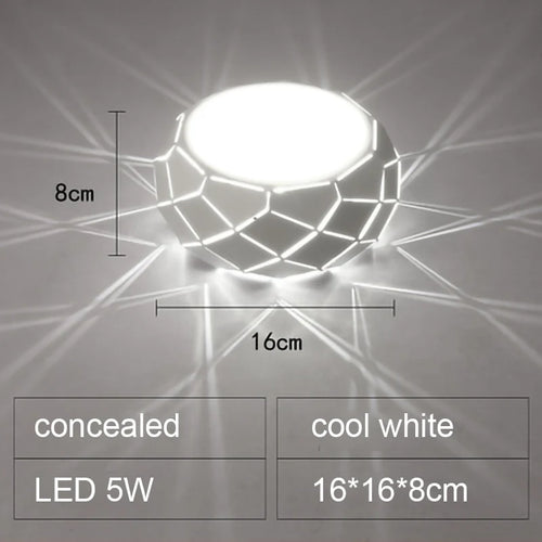 plafonnier led moderne avec gradation et trois variantes de lumière