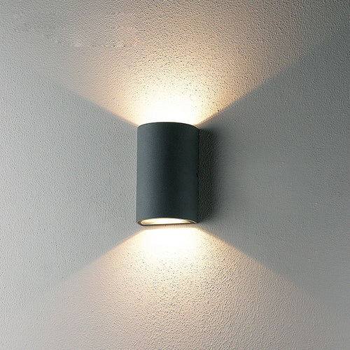 Applique murale led moderne pour extérieur étanche en aluminium - vue 4 sur 6