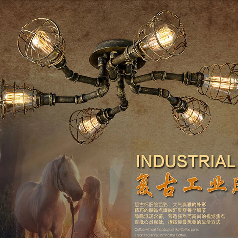 Applique Murale Vintage Mengjay Noir Ou Blanc - Luminaire Industriel E27 Pour Intérieur Style Rétro