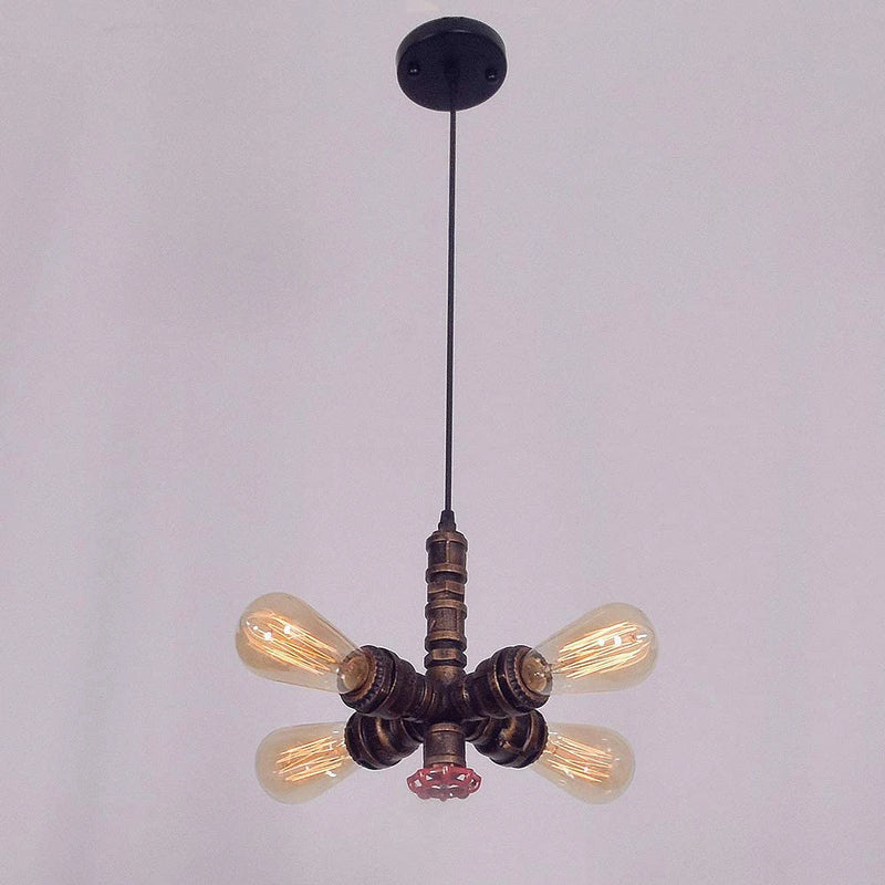 Steampunk Lampe Lustre industriel vintage par Steampunklights Steampunk Lampe Lustre industriel vintage par Steampunklights