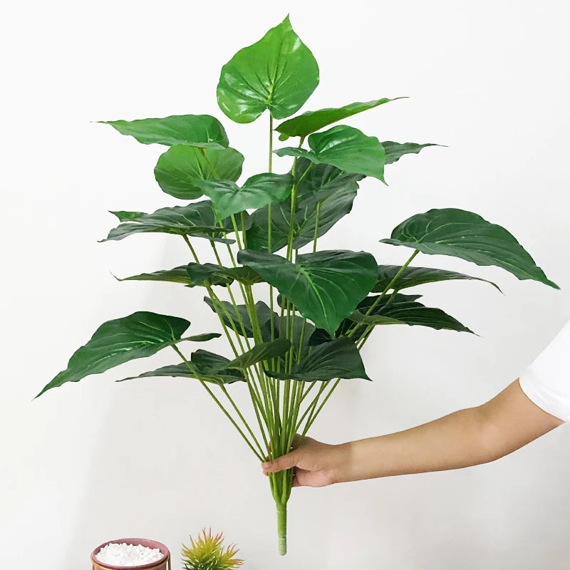 plantes artificielles monstera grandes feuilles pour décoration intérieure - vue 11 sur 21