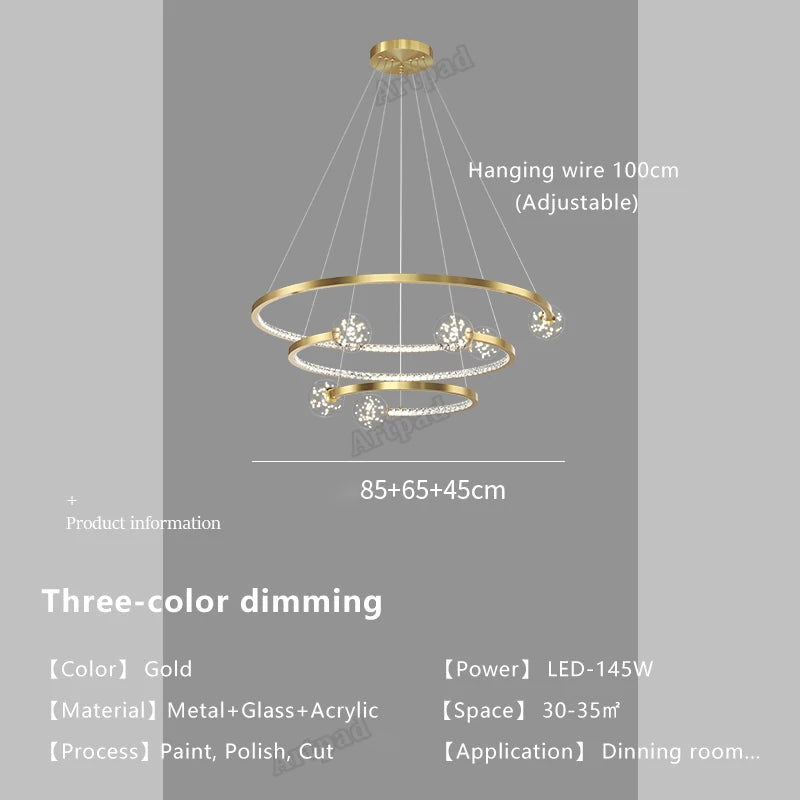 suspension en verre de luxe pour intérieur élégant - vue 10 sur 12