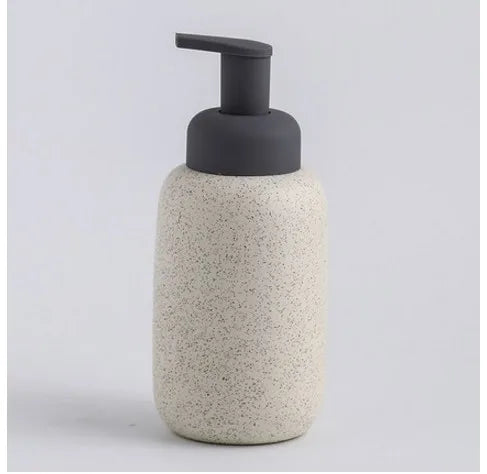 distributeur de savon en céramique mousse pressante pour salle de bain - vue 12 sur 18