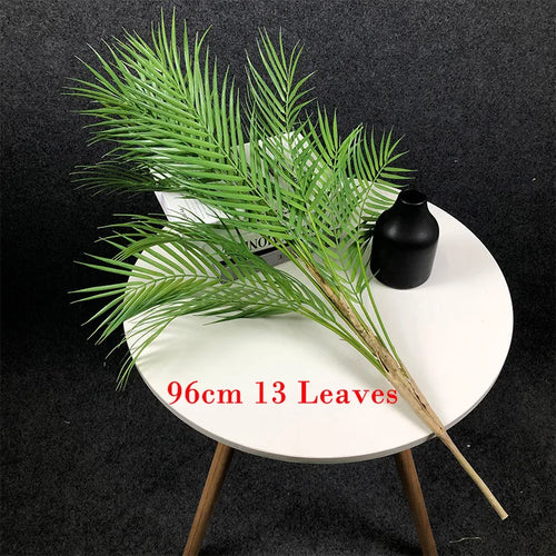 plantes tropicales palmier artificiel avec feuilles monstera décoration jardin - vue 12 sur 12