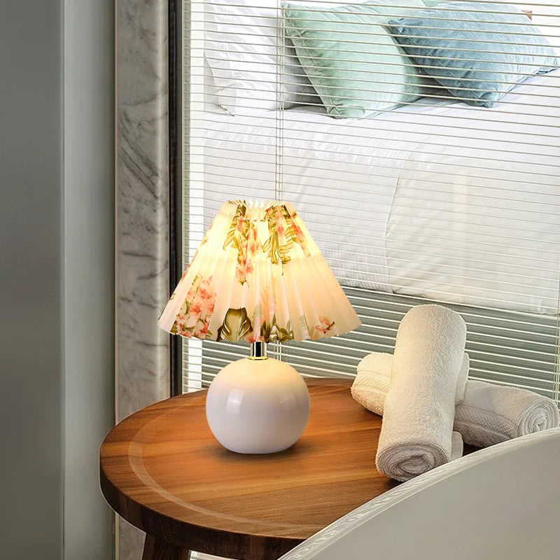 lampe de chevet moderne en céramique pour bureau et veilleuse créative - vue 6 sur 18