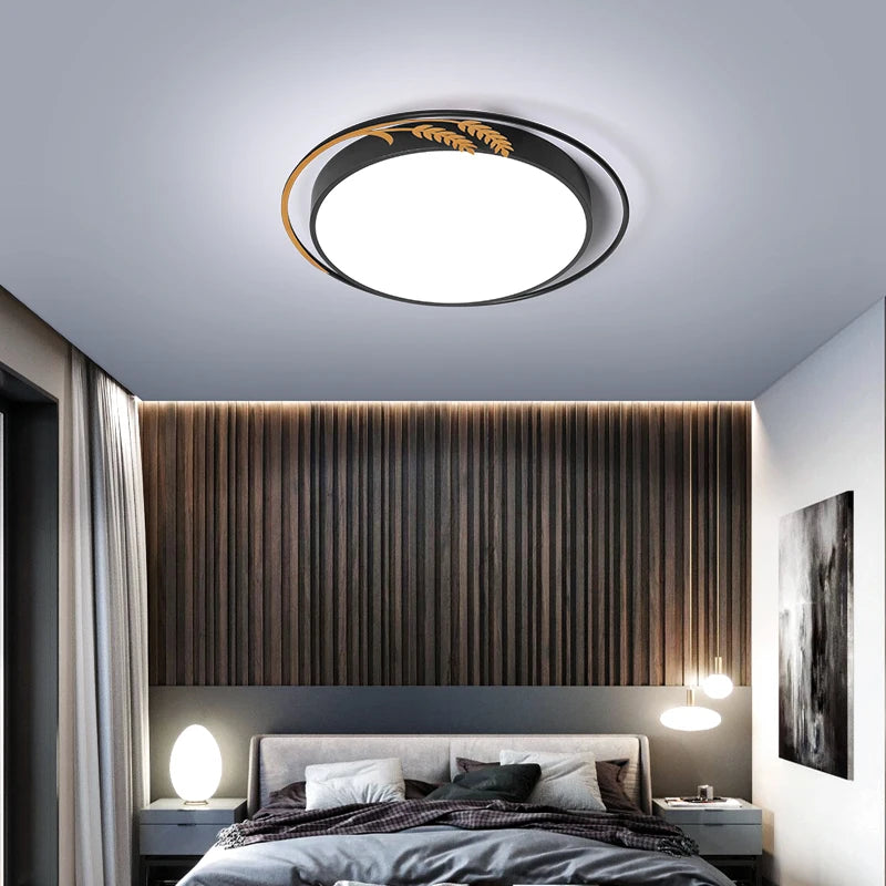plafonnier led rond avec télécommande pour décoration intérieure - vue 5 sur 8