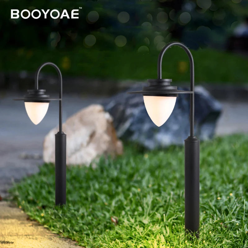 Lampadaire extérieur de pelouse pour jardin moderne en aluminium