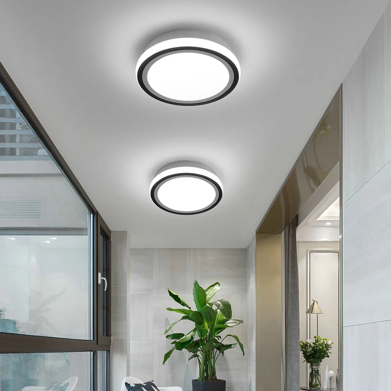 Allée Led plafonnier pour couloir balcon chambre éclairage AC110V AC220V moderne nordique intérieur lumières cuisine luminaires luminaria