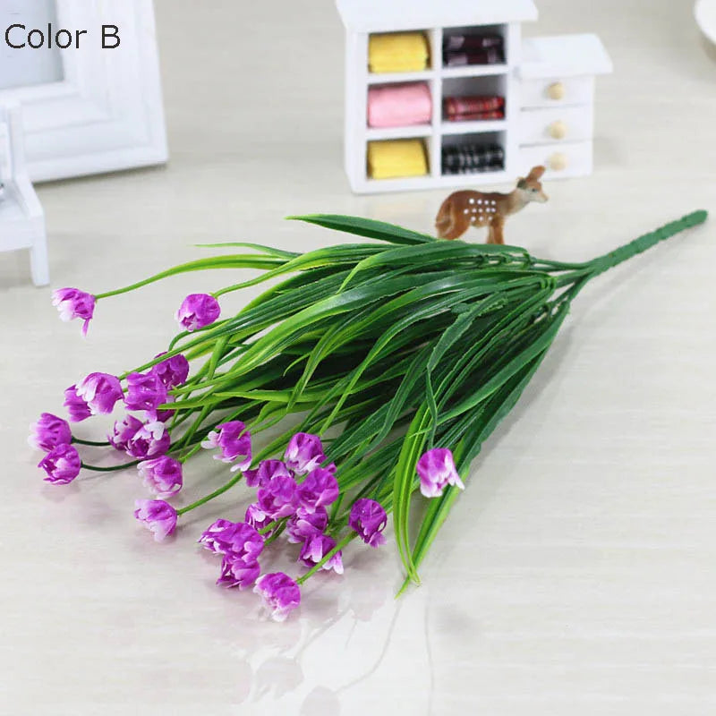 bouquet de mini tulipes artificielles pour décoration de printemps - vue 9 sur 11