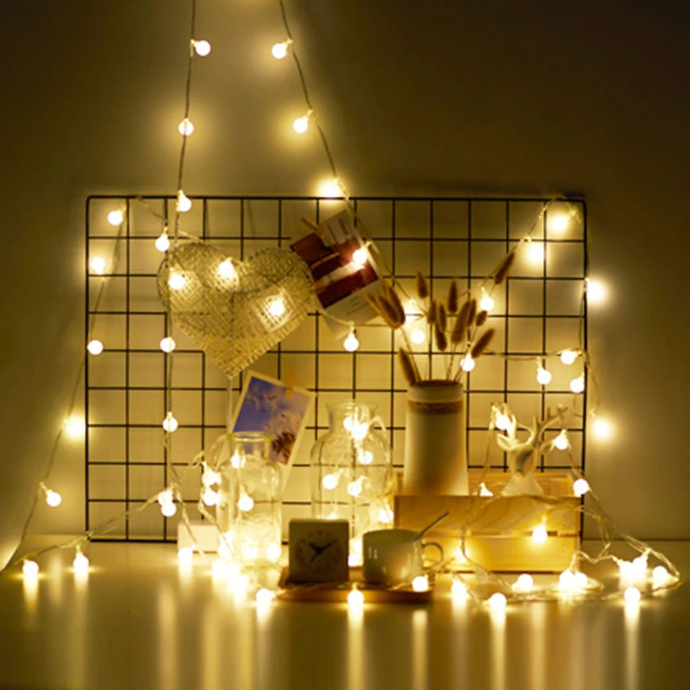 guirlande lumineuse à led pour décorations de Noël et mariage - vue 3 sur 9