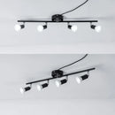 Plafonniers LED réglables pour salon chambre cuisine décoration 2/3/4/6 têtes rotatif Design plafonnier lampe