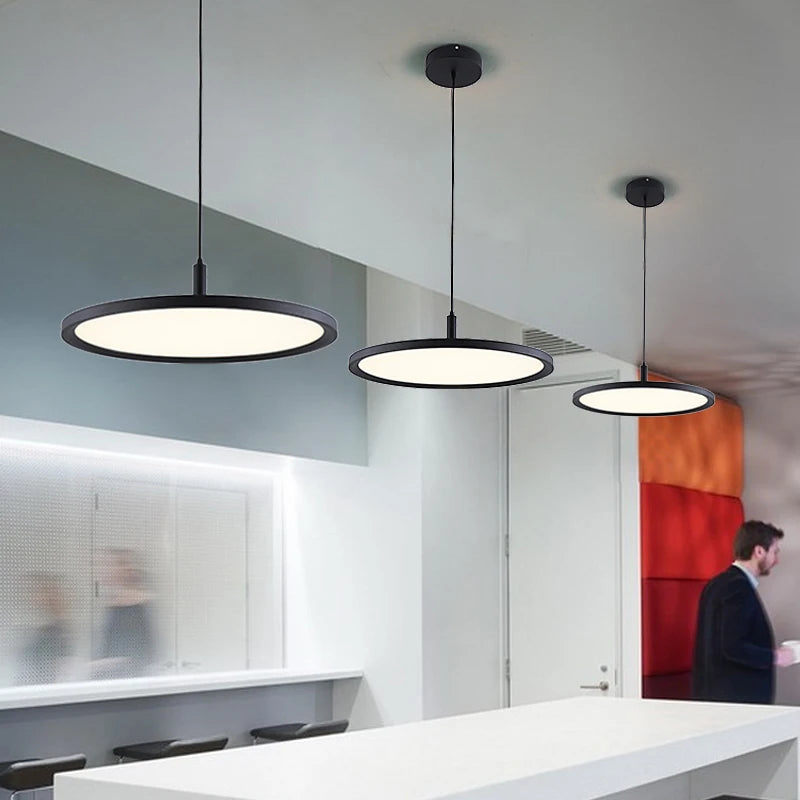 lustre moderne design nordique simple tête ronde créative lumineuse - vue 3 sur 6