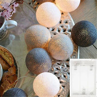 guirlande lumineuse en coton à LED pour décorations festives et mariage