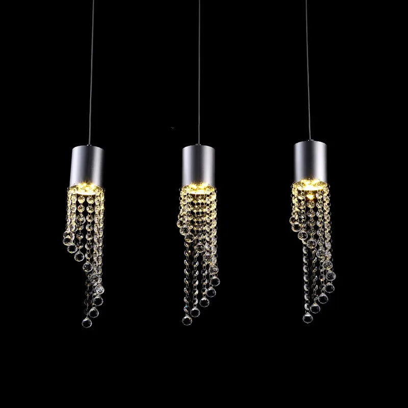 suspension moderne en cristal pour éclairage intérieur décoratif - vue 2 sur 6