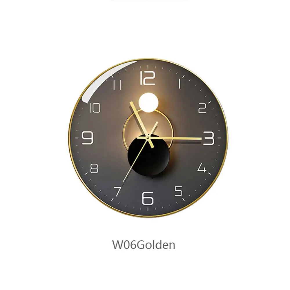 horloge murale en verre design moderne créatif géométrique décorative - vue 18 sur 18