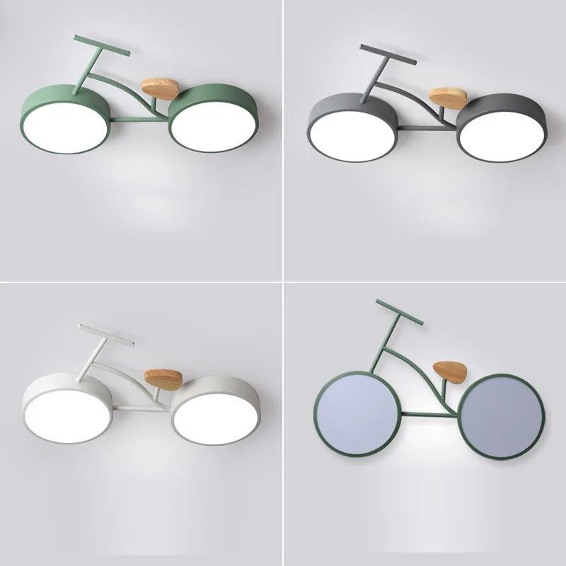 plafonnier led moderne au design nordique monté en surface