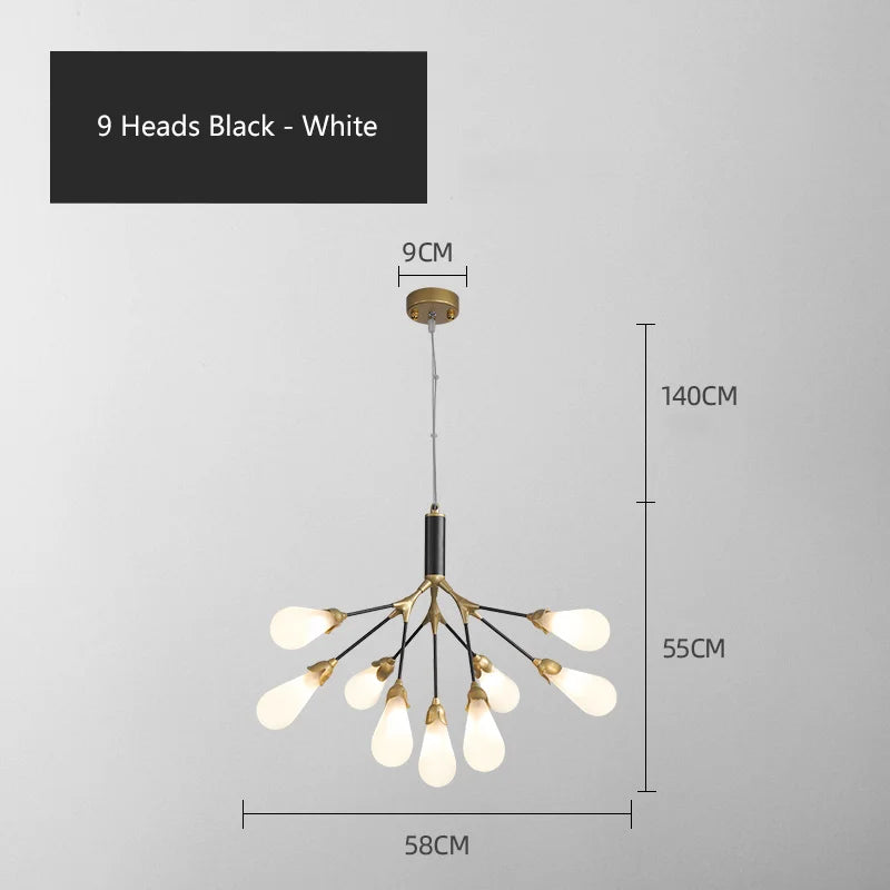 lustre luciole design post-moderne pour intérieur élégant et créatif - vue 12 sur 23