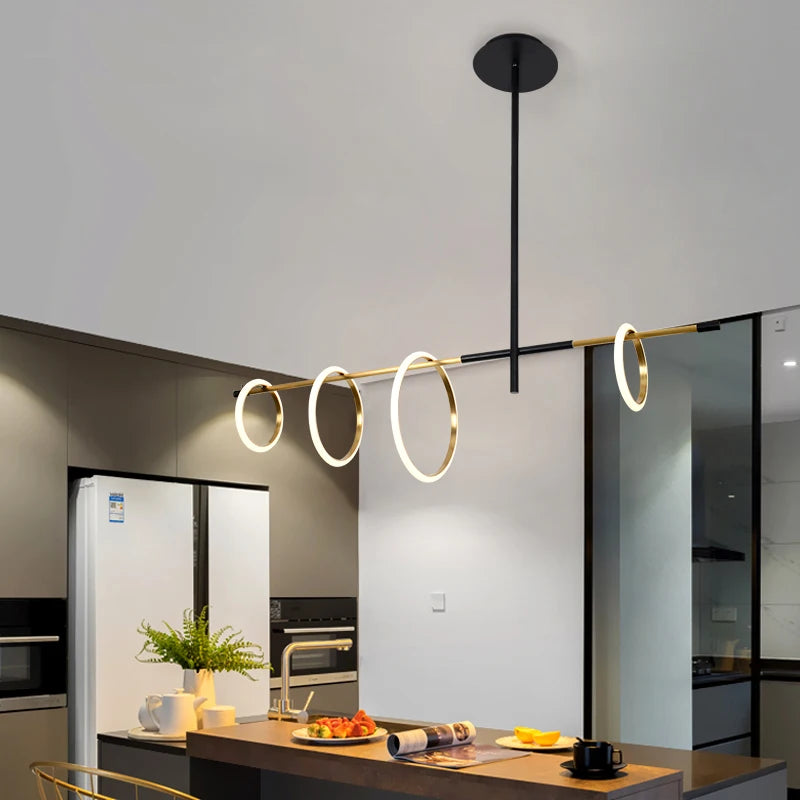 suspension LED design moderne pour décoration intérieure - vue 2 sur 16