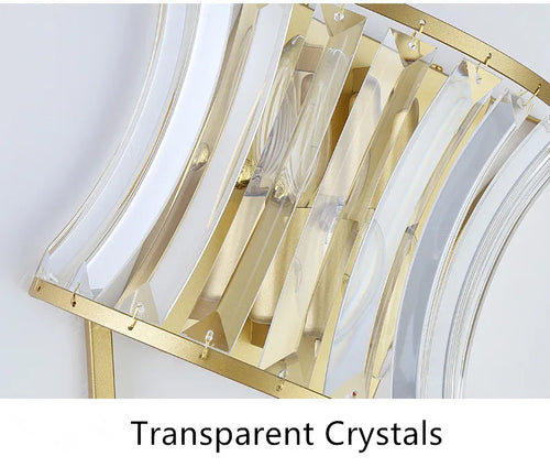 applique murale moderne en cristal pour un éclairage élégant - vue 7 sur 7