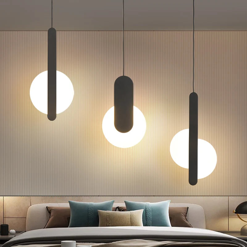 suspension moderne à led pour décoration intérieure élégante