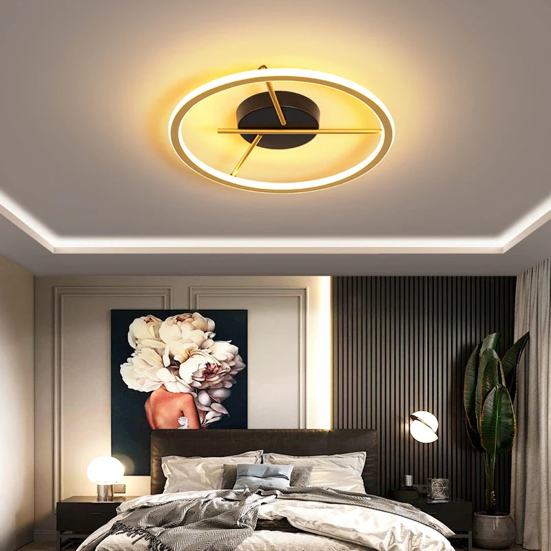 plafonnier moderne télécommandé pour intérieur villa restaurant hôtel - vue 5 sur 12
