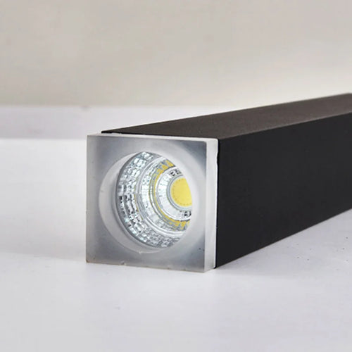 Luminaire suspension led tube tuyau carré - vue 6 sur 9