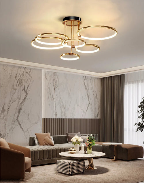 lampe de salon nordique design moderne pour une ambiance chaleureuse - vue 4 sur 10